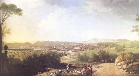 Thomas Patch A distant View of Florence (mk25) France oil painting art